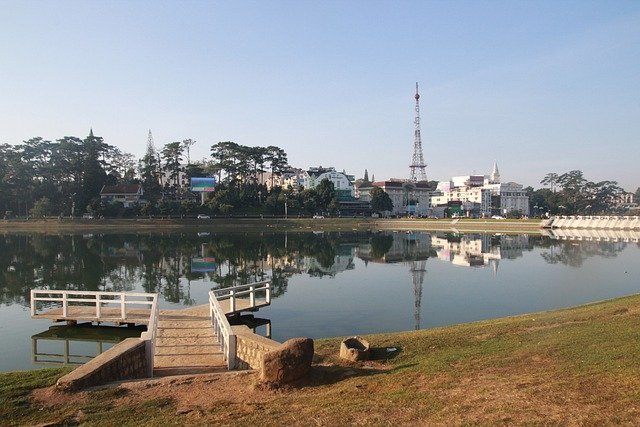 Free download vietnam asia nature landscape lake free picture to be edited with GIMP free online image editor