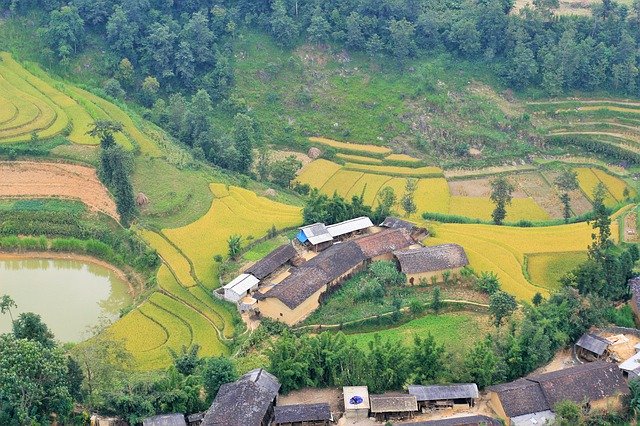 Descarga gratuita Vietnam Hagiang Village: foto o imagen gratuita para editar con el editor de imágenes en línea GIMP