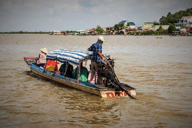 Unduh gratis Air Sungai Vietnam - foto atau gambar gratis untuk diedit dengan editor gambar online GIMP