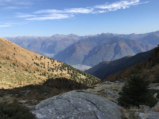Gaggio Alpine Route Alps'ten Görünümü ücretsiz indirin - GIMP çevrimiçi resim düzenleyici ile düzenlenecek ücretsiz fotoğraf veya resim