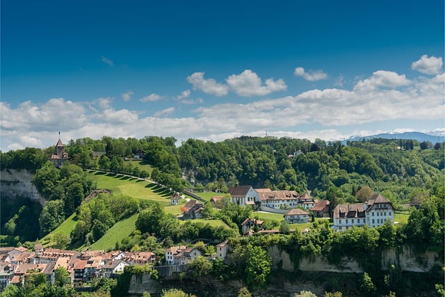 Free download view historic swiss city fribourg free picture to be edited with GIMP free online image editor
