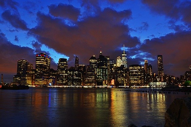 Bezpłatne pobieranie View Horizon Manhattan - bezpłatne zdjęcie lub obraz do edycji za pomocą internetowego edytora obrazów GIMP