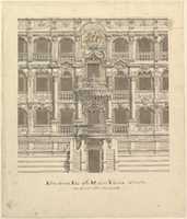 Free download Views of a Theater (Bayreuth): Interior Elevation of the Theater Showing Royal Box free photo or picture to be edited with GIMP online image editor