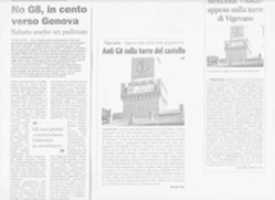 Free download Vigevano: Anti G8 sulla torre del Castello free photo or picture to be edited with GIMP online image editor