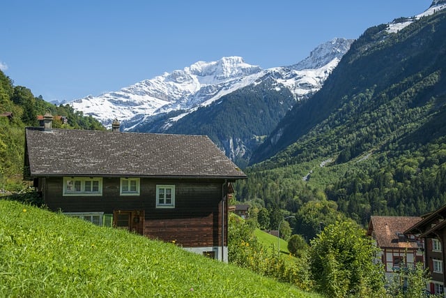 Free download village country side mountains free picture to be edited with GIMP free online image editor