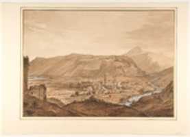 Free download Village in an Alpine Valley free photo or picture to be edited with GIMP online image editor