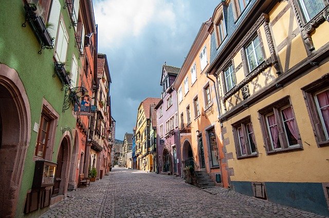 Free download Village Townhouses France -  free photo or picture to be edited with GIMP online image editor