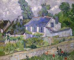 Free download Vincent Van Gogh, Houses At Auvers free photo or picture to be edited with GIMP online image editor