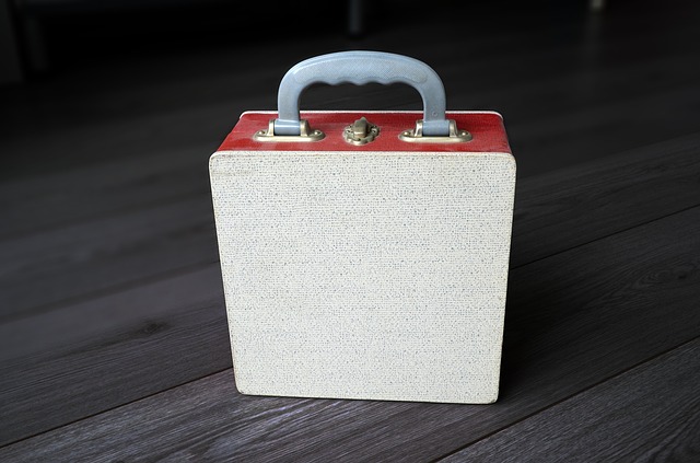 Free download vintage portable vinyl record box free picture to be edited with GIMP free online image editor