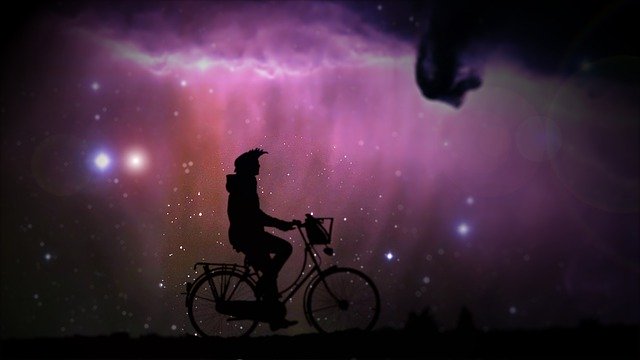 Free download Violet Bike Bicycle -  free illustration to be edited with GIMP free online image editor