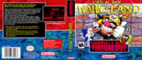 Free download Virtual Boy Wario Land Box Art free photo or picture to be edited with GIMP online image editor