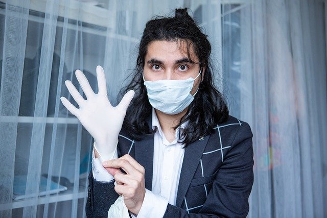 Free download virus man cosplay parody humor free picture to be edited with GIMP free online image editor