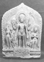 Free download Vishnu Flanked by Lakshmi and Garuda free photo or picture to be edited with GIMP online image editor