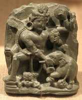 Free download Vishnu Rescuing Gajendra, the Lord of the Elephants free photo or picture to be edited with GIMP online image editor