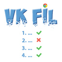 VK Friends Invite Lists  screen for extension Chrome web store in OffiDocs Chromium
