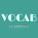 Vocab Reminder  screen for extension Chrome web store in OffiDocs Chromium