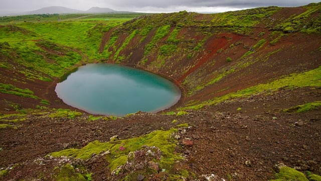 Free download volcano crater lake landscape free picture to be edited with GIMP free online image editor