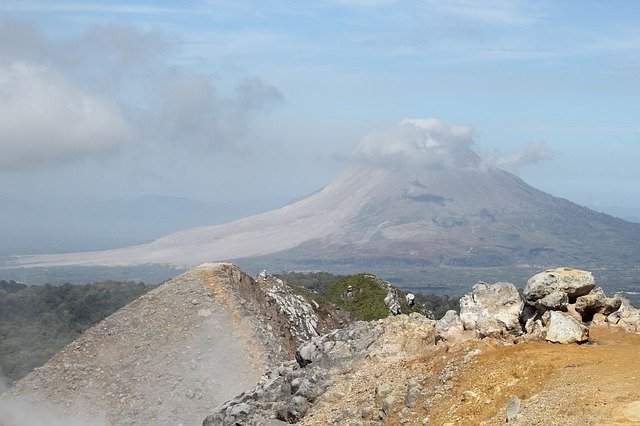 Free download Volcano Indonesia Asia -  free photo or picture to be edited with GIMP online image editor