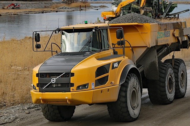 Free download volvo dump trucks truck a40f free picture to be edited with GIMP free online image editor