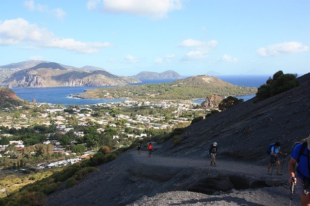 Free download Vulcano Sicily Volcano -  free photo or picture to be edited with GIMP online image editor