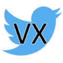 VxTwitter URL  screen for extension Chrome web store in OffiDocs Chromium