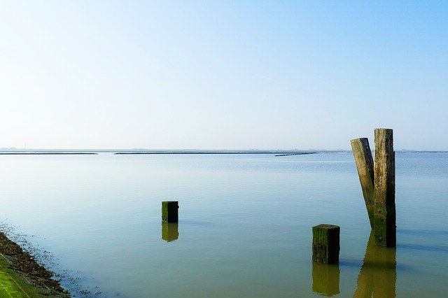 Скачать бесплатно Wadden Sea Peer Rest - бесплатное фото или изображение для редактирования с помощью онлайн-редактора изображений GIMP