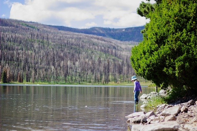 Free download Wade Lake Water -  free photo or picture to be edited with GIMP online image editor