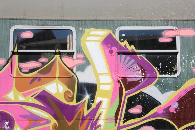 Muat turun percuma wagon db grafitti railroad gambar percuma untuk diedit dengan editor imej dalam talian percuma GIMP