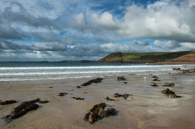 Téléchargement gratuit de l'eau de la mer du Pays de Galles - photo ou image gratuite à modifier avec l'éditeur d'images en ligne GIMP