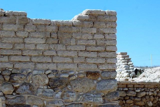 Free download Wall Desert Ruins -  free photo or picture to be edited with GIMP online image editor