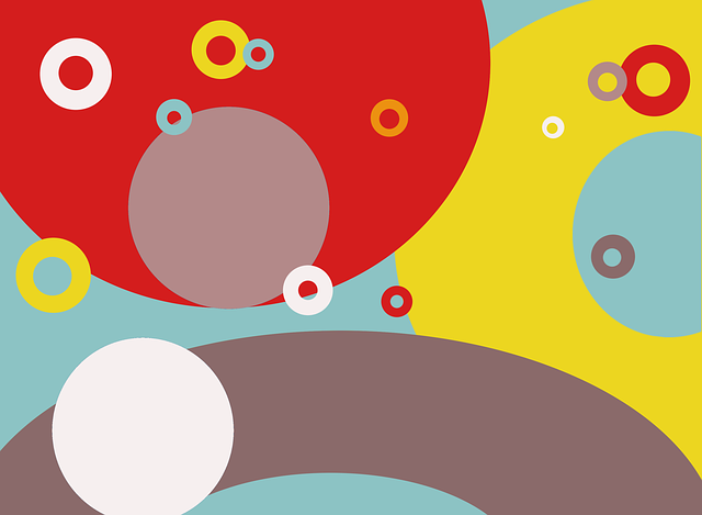 Free download Wallpaper Wheels Geometric -  free illustration to be edited with GIMP free online image editor