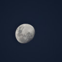 Waning Gibbous in the Dark Night Sky  screen for extension Chrome web store in OffiDocs Chromium