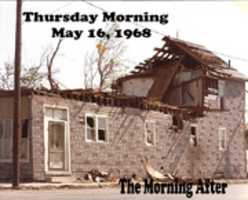 Free download Wapella Tornado Damage Corner Cafe Title free photo or picture to be edited with GIMP online image editor
