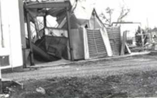 Free download Wapella Tornado Damage: Grain Elevator free photo or picture to be edited with GIMP online image editor