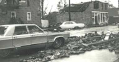 Free download Wapella Tornado Damage: Main St. From Grocery Store free photo or picture to be edited with GIMP online image editor