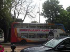 Free download War for the planet of the apes - uk bus advertising free photo or picture to be edited with GIMP online image editor