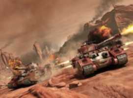 Free download Warhammer 40k - Red Imperial Baneblade Tanks free photo or picture to be edited with GIMP online image editor