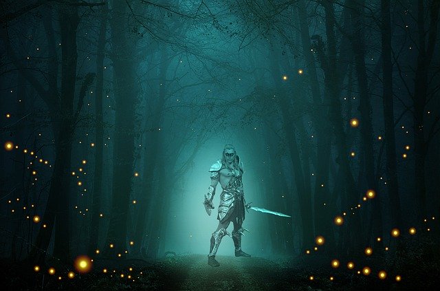 Free download Warrior Barbaro Forest -  free illustration to be edited with GIMP free online image editor