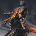 Warrior holding sword  screen for extension Chrome web store in OffiDocs Chromium