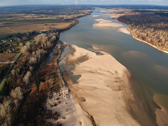 Free download Warsaw Beach River -  free free photo or picture to be edited with GIMP online image editor