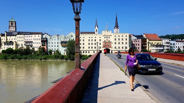 Download gratuito Wasserburg Bridge City Gate - foto o immagine gratis da modificare con l'editor di immagini online di GIMP