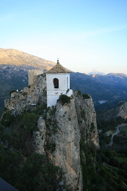 Free download Watchtower Rock Wall Spain -  free photo or picture to be edited with GIMP online image editor