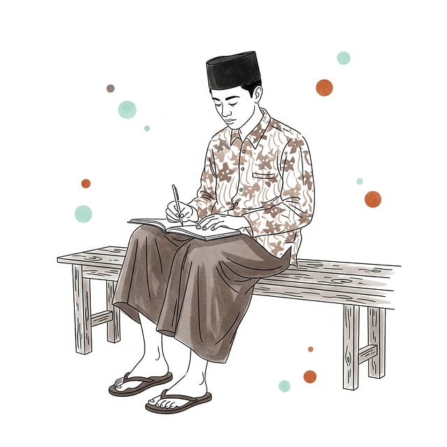 Free download watercolor man batik calm peaceful free picture to be edited with GIMP free online image editor