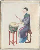 Free download Watercolor of musician playing drum free photo or picture to be edited with GIMP online image editor