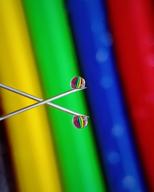 Бесплатная загрузка Water Droplets Needle - бесплатное фото или изображение для редактирования с помощью онлайн-редактора GIMP