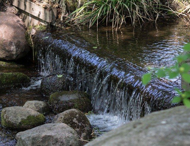 Free download Waterfall Bach Nature -  free photo or picture to be edited with GIMP online image editor