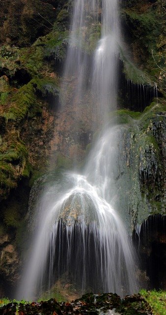 Free download Waterfall Bad Urach Alb Eaves -  free free photo or picture to be edited with GIMP online image editor