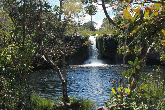 Kostenloser Download Wasserfall Cerrado - kostenloses Foto oder Bild zur Bearbeitung mit GIMP Online-Bildbearbeitung