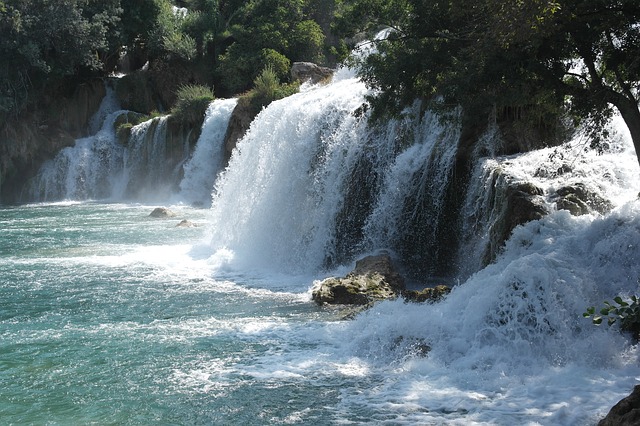 Free download waterfall holidays trip np krka free picture to be edited with GIMP free online image editor