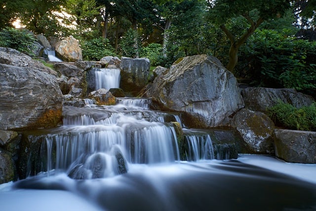 Free download waterfall nature landscape forest free picture to be edited with GIMP free online image editor